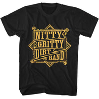 Thumbnail for NITTY GRITTY DIRT BAND-NGDB BORDERS-BLACK ADULT S/S TSHIRT