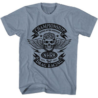 Thumbnail for NHRA-NHRA CHAMPIONSHIP-INDIGO HEATHER ADULT S/S TSHIRT