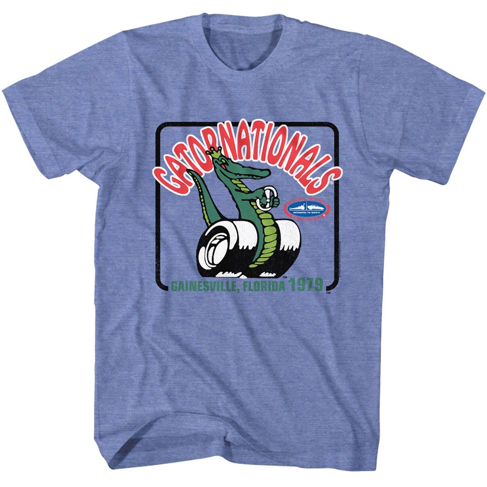 NHRA-NHRA GATORNATIONALS-LIGHT BLUE HEATHER ADULT S/S TSHIRT