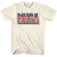 Thumbnail for NHRA-NHRA FLAG LOGO-NATURAL ADULT S/S TSHIRT