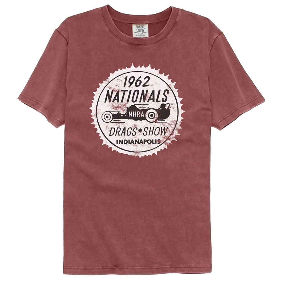 NHRA-NHRA 62 NATIONALS-BRICK ADULT S/S COMFORT COLOR TSHIRT