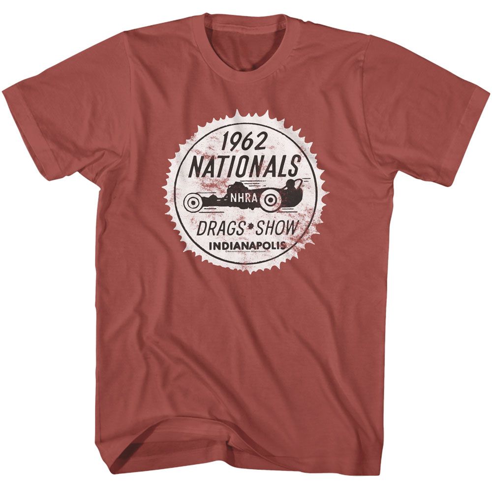 NHRA-NHRA 62 NATIONALS-TERRACOTTA ADULT S/S TSHIRT