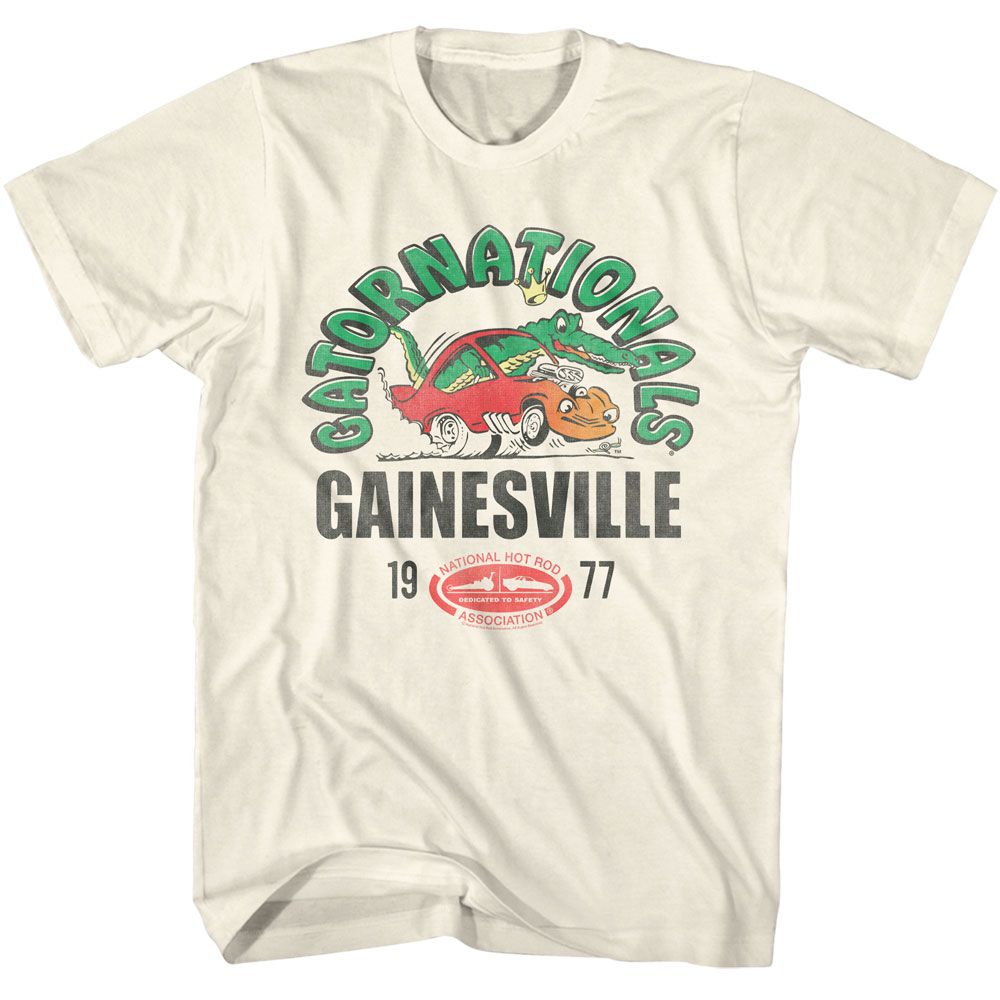 NHRA-NHRA GATORNATIONALS 77-NATURAL ADULT S/S TSHIRT