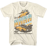 Thumbnail for NHRA-NHRA TWO FUNNY CARS-NATURAL ADULT S/S TSHIRT