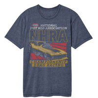 Thumbnail for NHRA-NHRA CHAMPIONSHIP DRAG RACING-NAVY ADULT S/S VINTAGE WASH TSHIRT