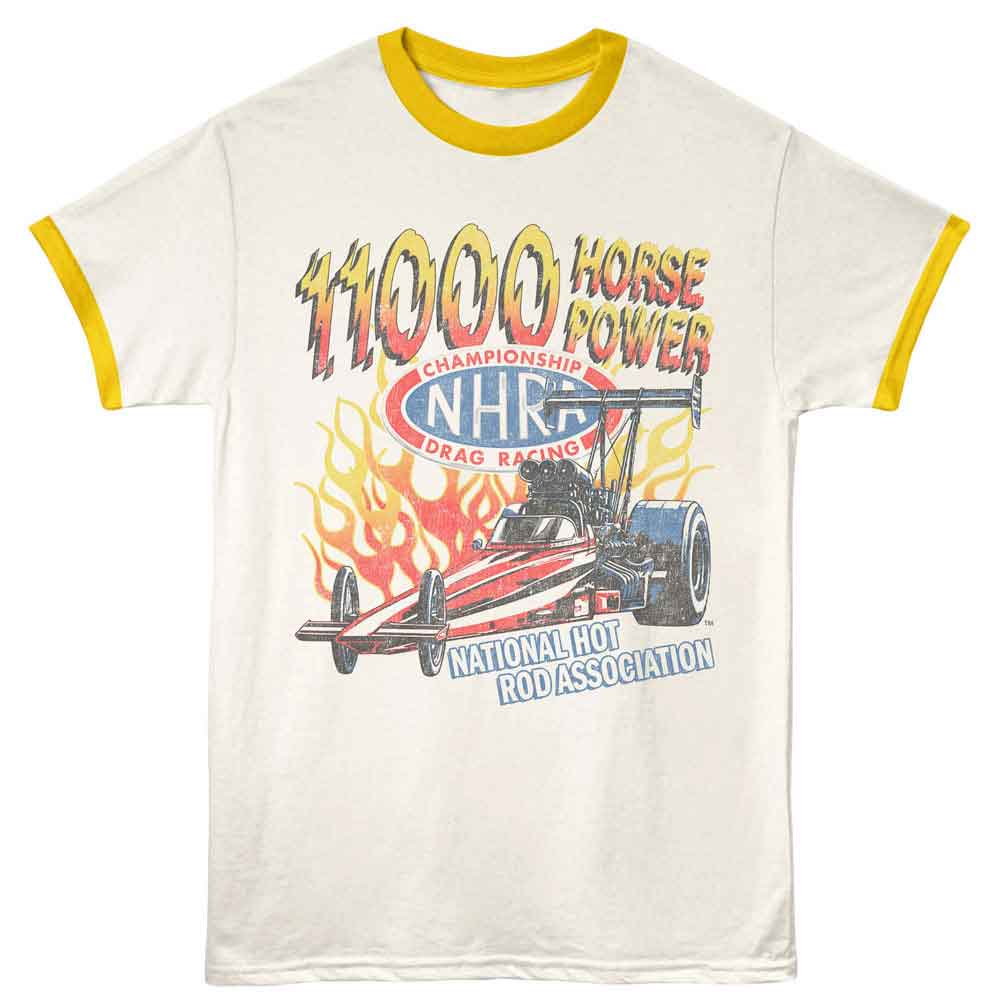 NHRA - 11k Horsepower Ringer Tee