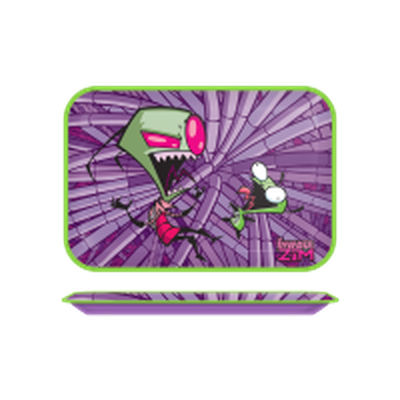 Invader Zim Evil Laugh Zim and Gir 11.3" x 7.4" Tin Tray – 24 pc ppk ($6.00 each)