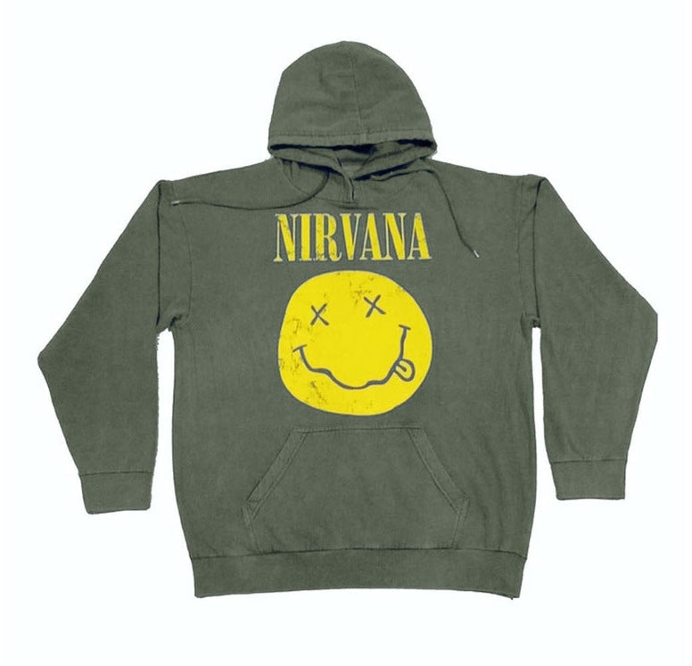 Nirvana Yellow Smiley Hoodie