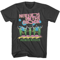 Thumbnail for NEW KIDS ON THE BLOCK-NKOTB LIVE FROM BOSTON-SMOKE ADULT S/S TSHIRT