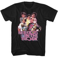 Thumbnail for NEW KIDS ON THE BLOCK-NKOTB GROUP IMAGE-BLACK ADULT S/S TSHIRT