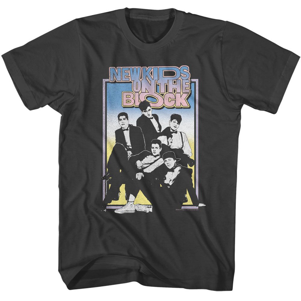 NEW KIDS ON THE BLOCK-NKOTB GRADIENT SUITS-SMOKE ADULT S/S TSHIRT