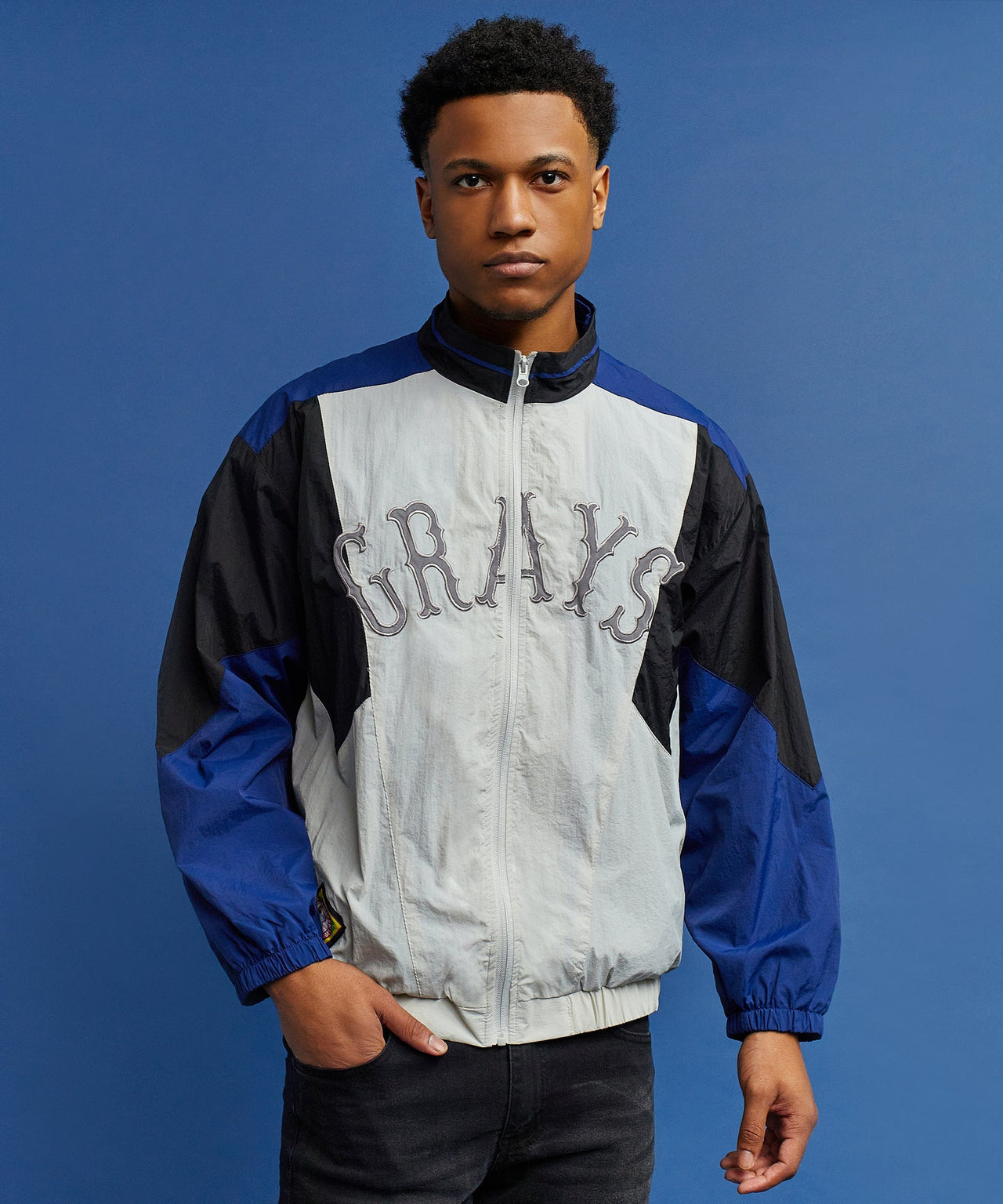 Nlbm Grays Windbreaker