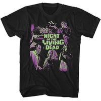 Thumbnail for NIGHT OF THE LIVING DEAD-NOTLD BRIGHT TWO TONE-BLACK ADULT S/S TSHIRT