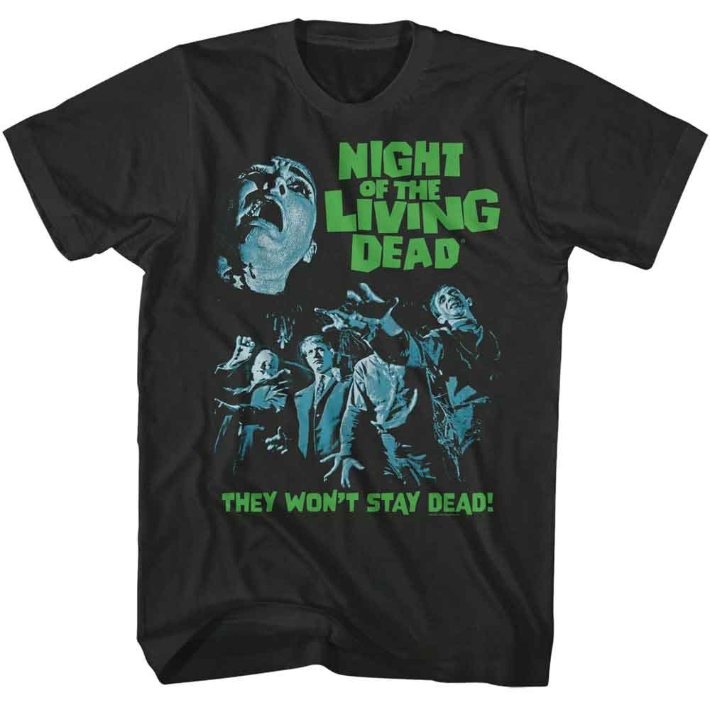 NIGHT OF THE LIVING DEAD-NOTLD COOL TONES-SMOKE ADULT S/S TSHIRT