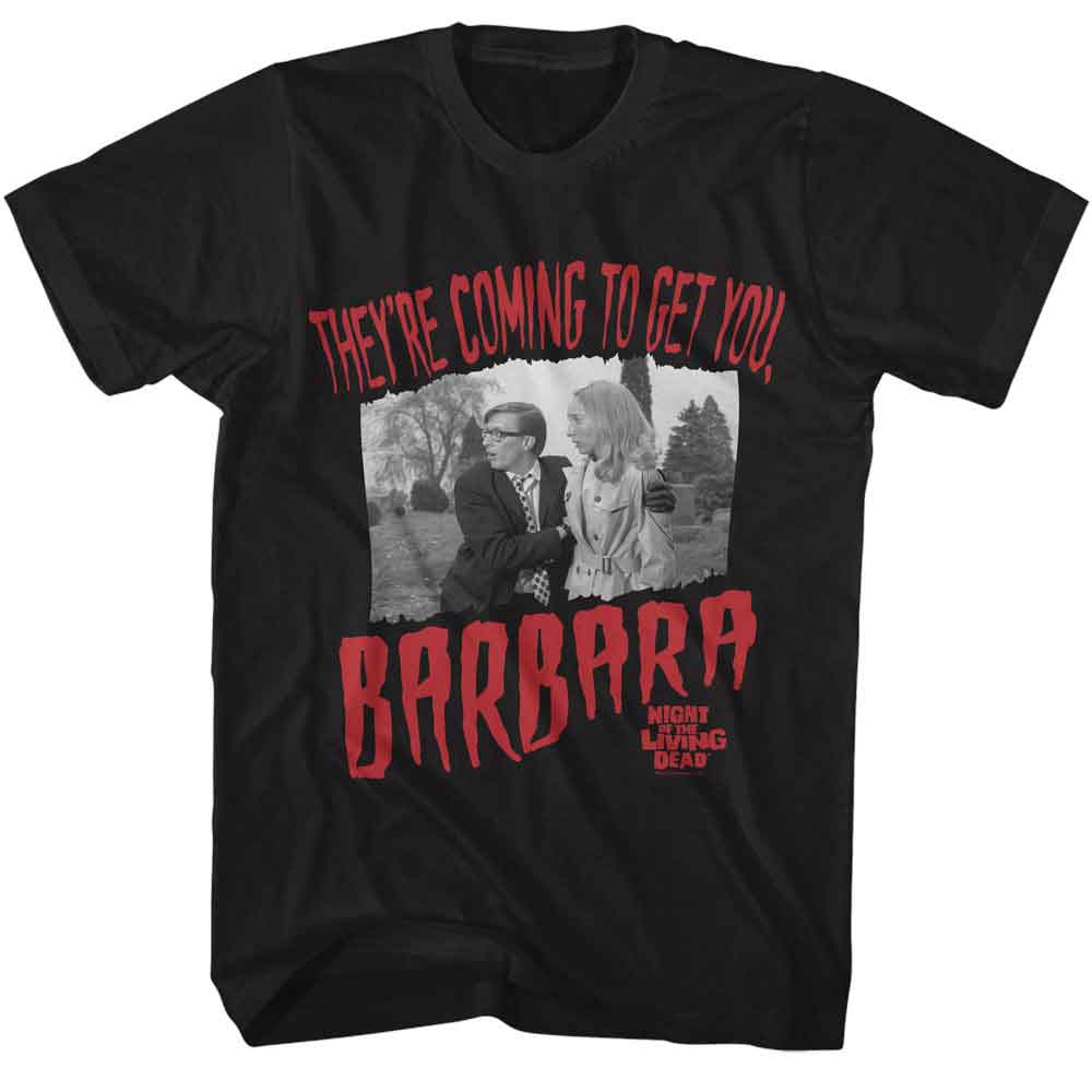 NIGHT OF THE LIVING DEAD-NOTLD THEYRE COMING-BLACK ADULT S/S TSHIRT