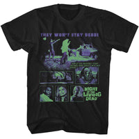 Thumbnail for NIGHT OF THE LIVING DEAD-NOTLD ZOMBIES AND TRUCK-BLACK ADULT S/S TSHIRT
