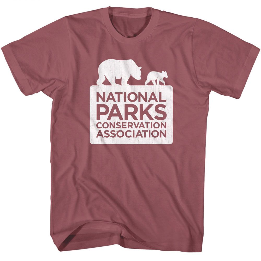 NPCA-NATIONAL PARKS LOGO-ROUGE ADULT S/S TSHIRT
