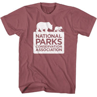 Thumbnail for NPCA-NATIONAL PARKS LOGO-ROUGE ADULT S/S TSHIRT