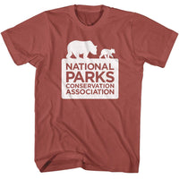 Thumbnail for NPCA-NATIONAL PARKS LOGO-TERRACOTTA ADULT S/S TSHIRT
