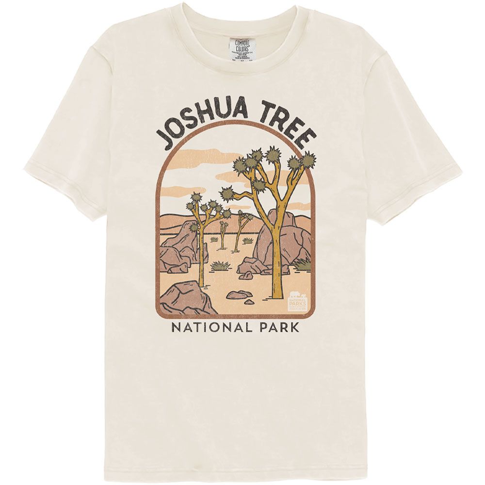 NPCA-JOSHUA TREE ARCH ILLUSTRATION-IVORY ADULT S/S COMFORT COLOR TSHIRT