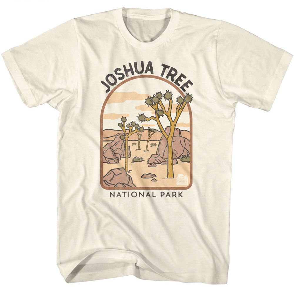 NPCA-JOSHUA TREE ARCH ILLUSTRATION-NATURAL ADULT S/S TSHIRT