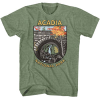 Thumbnail for NPCA-ACADIA-MILITARY GREEN HEATHER ADULT S/S TSHIRT
