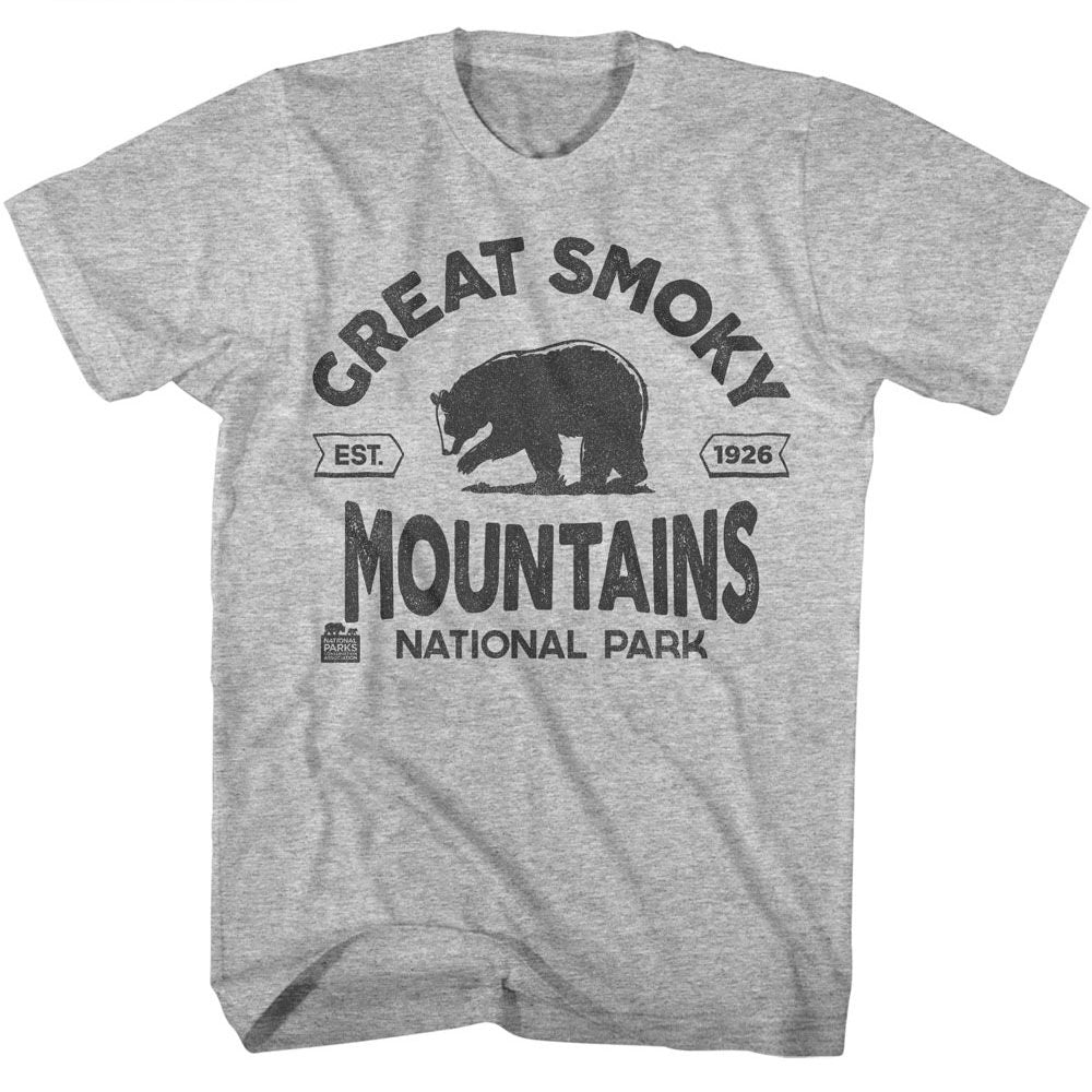 NPCA-SMOKY MOUNTAINS EST 1926-GRAY HEATHER ADULT S/S TSHIRT
