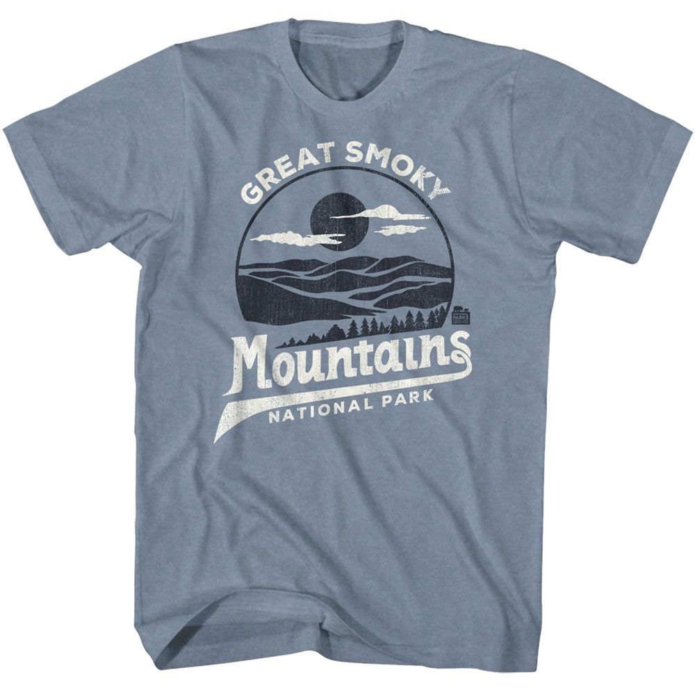 NPCA-SMOKY MTN TWO TONE-INDIGO HEATHER ADULT S/S TSHIRT