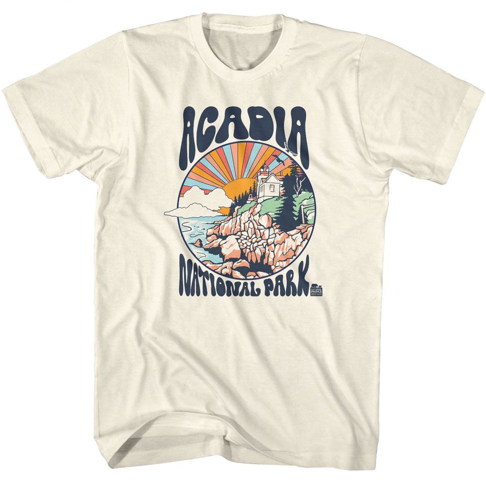 NPCA-ACADIA COLORFUL SUN-NATURAL ADULT S/S TSHIRT