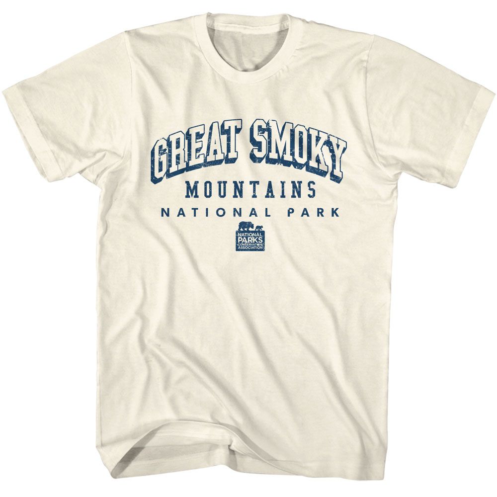 NPCA-SMOKY MTN COLLEGIATE-NATURAL ADULT S/S TSHIRT
