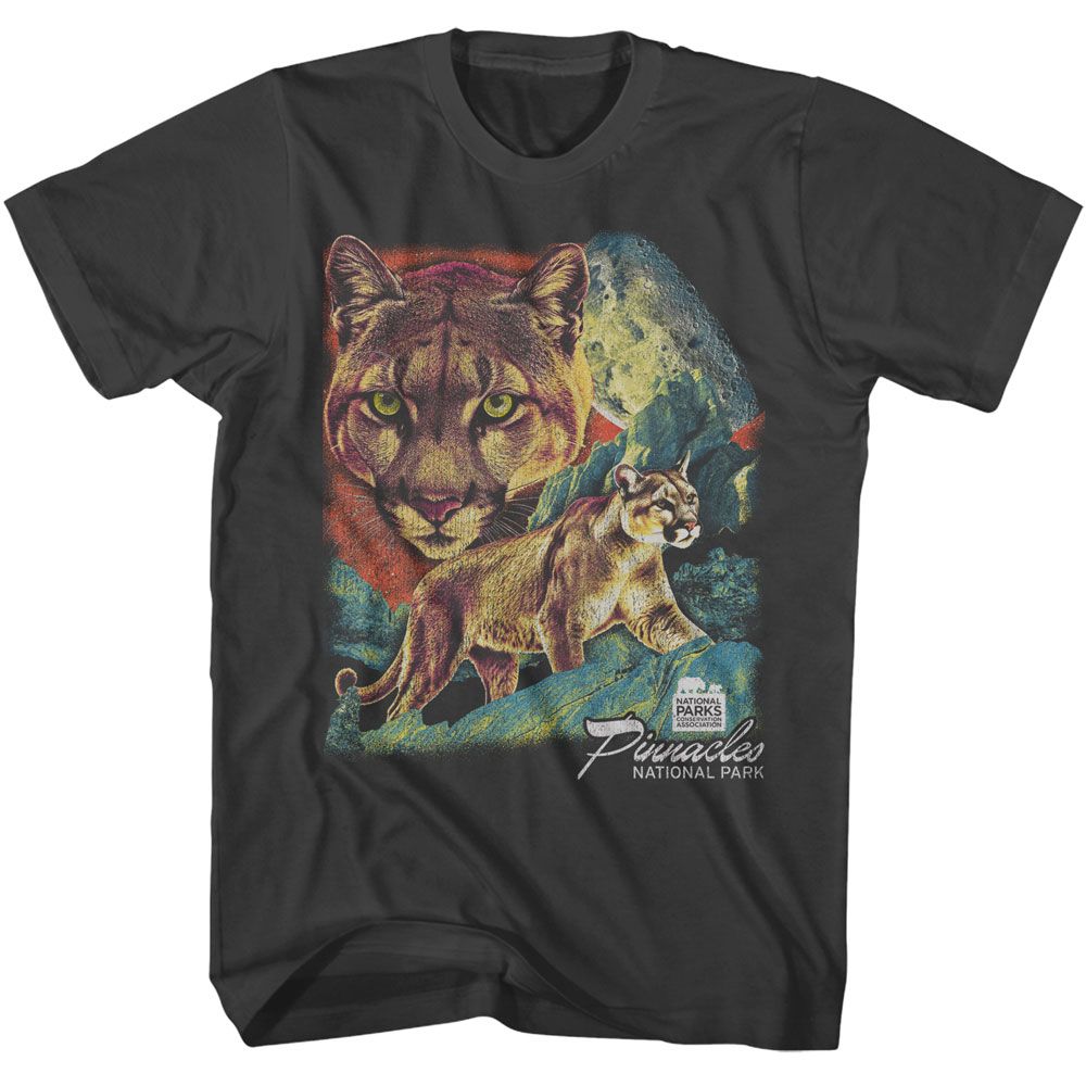 NPCA-PINNACLES NP MOUNTAIN LION-SMOKE ADULT S/S TSHIRT