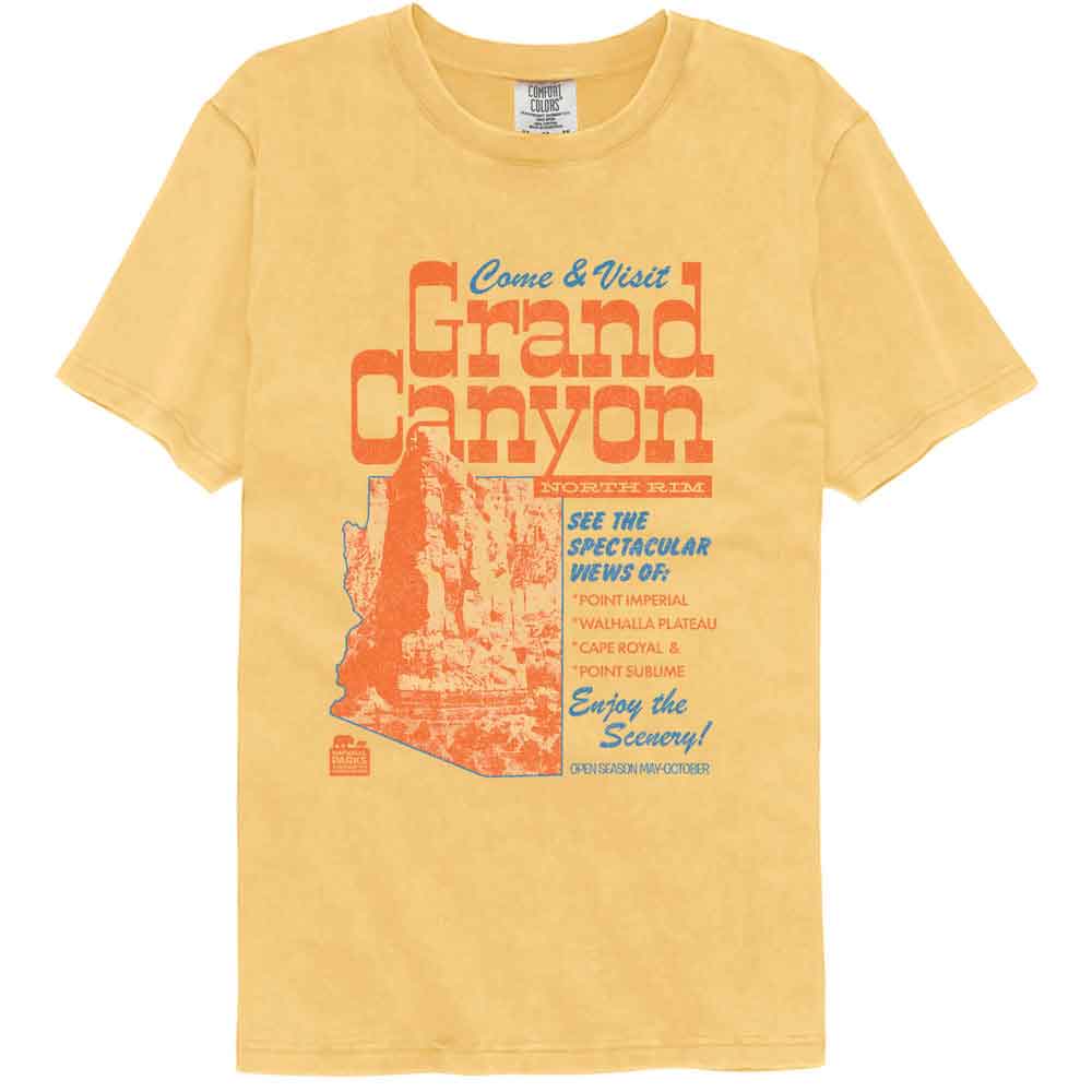 National Parks - Come Visit Grand Canyon Comfort Color T-Shirt