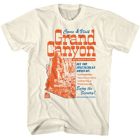 Thumbnail for NATIONAL PARKS-COME VISIT GRAND CANYON-NATURAL ADULT S/S TSHIRT