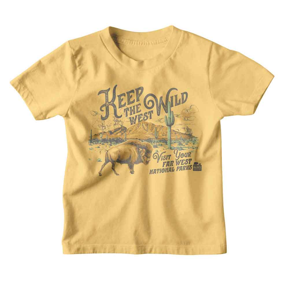 NATIONAL PARKS-KEEP WEST WILD-BANANA YOUTH S/S TSHIRT
