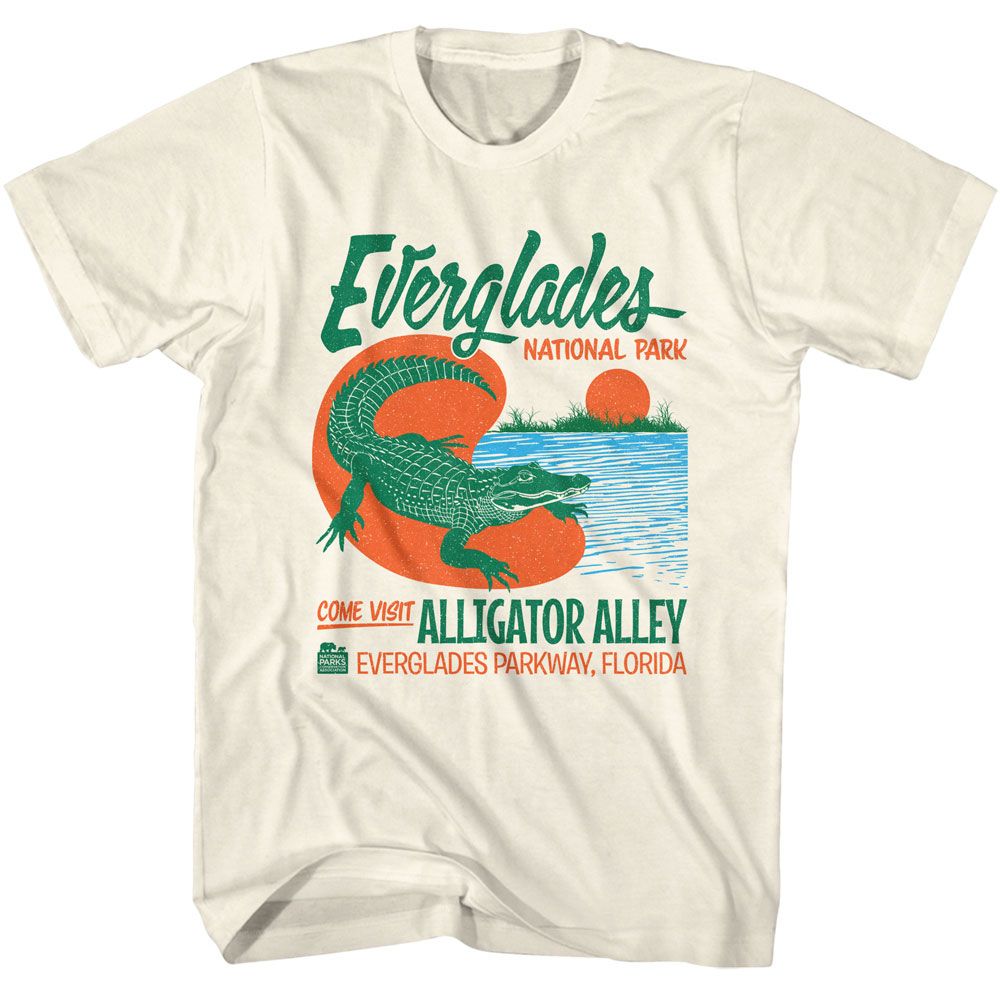 NPCA-ALLIGATOR ALLEY-NATURAL ADULT S/S TSHIRT