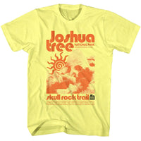 Thumbnail for NPCA-JOSHUA TREE SKULL ROCK-YELLOW HEATHER ADULT S/S TSHIRT