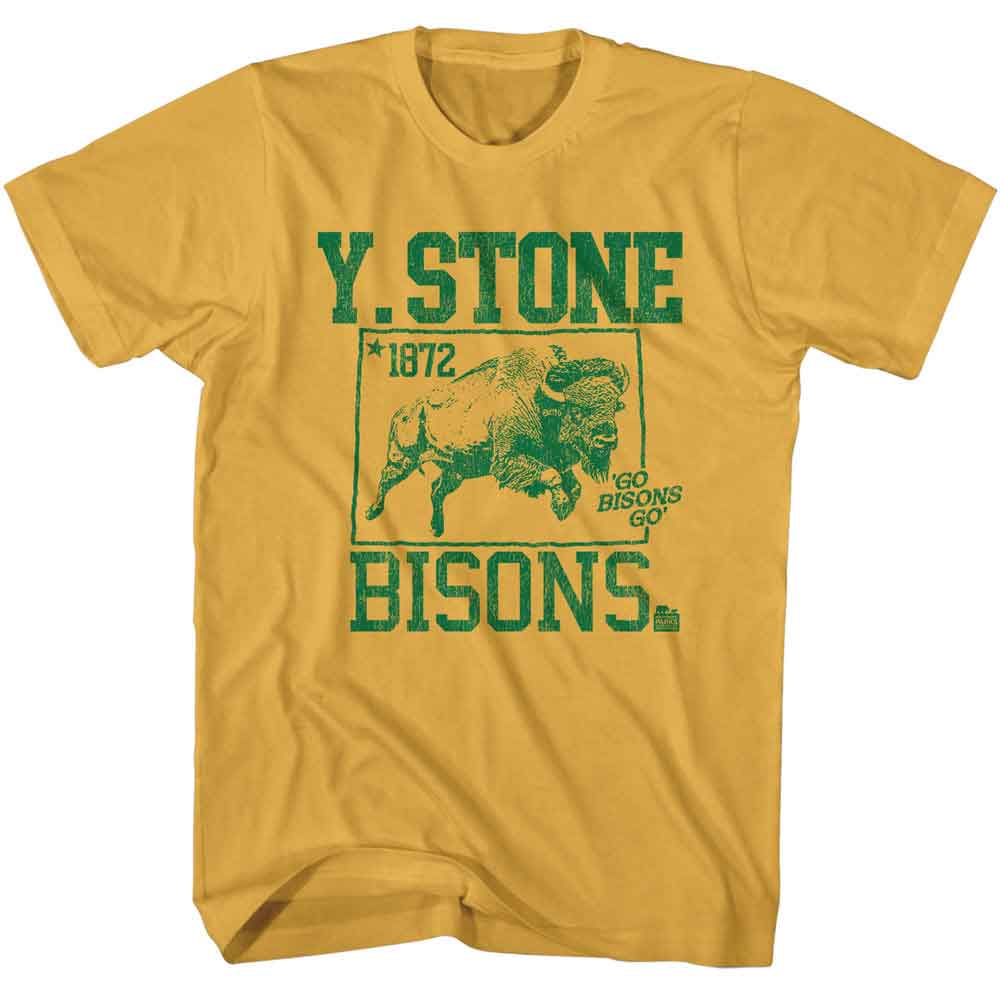 NATIONAL PARKS-YELLOWSTONE VARSITY-GINGER ADULT S/S TSHIRT