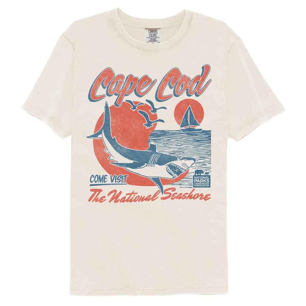 NPCA-NATIONAL SEASHORE SHARK-IVORY ADULT S/S COMFORT COLOR TSHIRT