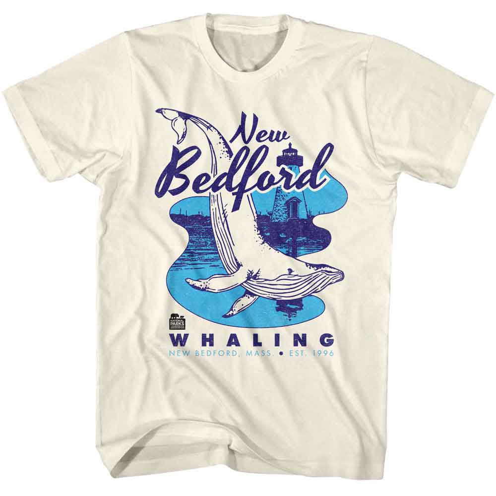 NATIONAL PARKS-NEW BEDFORD MID CENTURY-NATURAL ADULT S/S TSHIRT