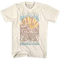 Thumbnail for NATIONAL PARKS-GLACIER NOUVEAU-NATURAL ADULT S/S TSHIRT
