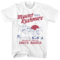 Thumbnail for NATIONAL PARKS-MOUNT RUSHMORE-WHITE ADULT S/S TSHIRT