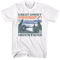 Thumbnail for NPCA-GSM BEAR AND MTNS-WHITE ADULT S/S TSHIRT