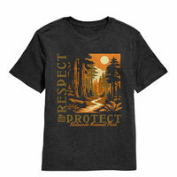 Thumbnail for National Parks - Respect Protect Redwoods Youth T-Shirt