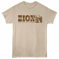 Thumbnail for National Parks - Zion Utah Sand T-Shirt