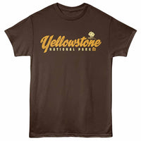 Thumbnail for National Parks - Yellowstone Geyser Dark Chocolate T-Shirt