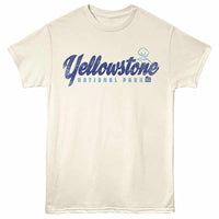 Thumbnail for National Parks - Yellowstone NP Geyser Natural T-Shirt