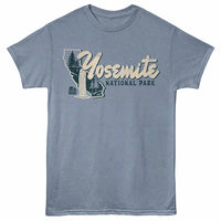 Thumbnail for National Parks - Yosemite NP Cali Indigo Heather T-Shirt