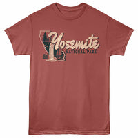 Thumbnail for National Parks - Yosemite NP Cali Terracotta T-Shirt
