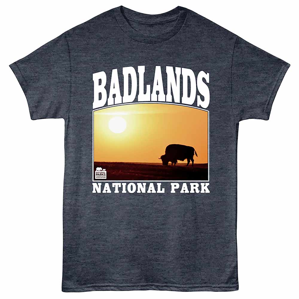 National Parks - Badlands Bison T-Shirt