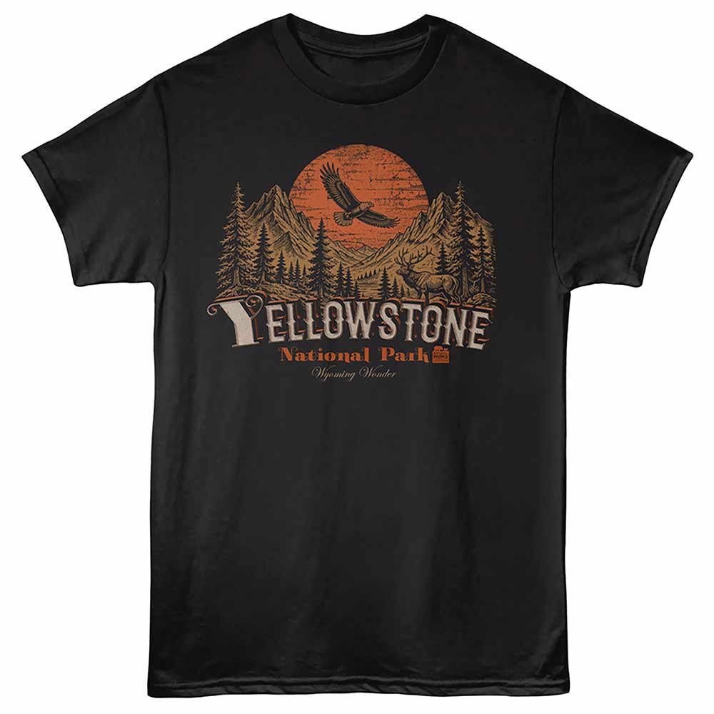 National Parks - Yellowstone Eagle T-Shirt